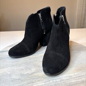Rag & Bone Women's Margot Black Suede Heel Ankle Boot Booties US Size 7 EU 37.5